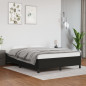 Cadre de lit sans matelas noir 140x190 cm similicuir