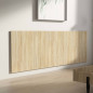 Tête de lit murale Chêne sonoma 240x1,5x80 cm Bois d ingénierie