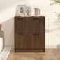 Buffet chêne marron 60x30x70 cm Bois d ingénierie