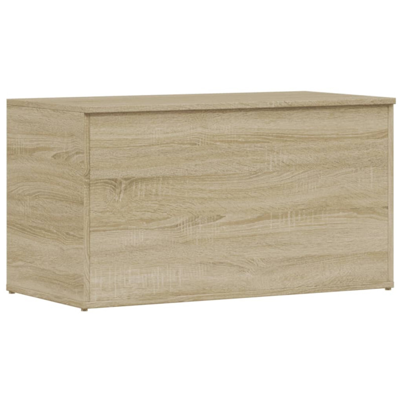 Coffre de rangement Chêne sonoma 84x42x46 cm Bois d ingénierie