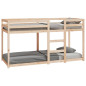 Lit superposé sans matelas 80x200 cm bois de pin massif