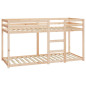 Lit superposé sans matelas 80x200 cm bois de pin massif