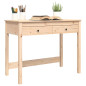 Bureau avec tiroirs 100x50x78 cm Bois massif de pin