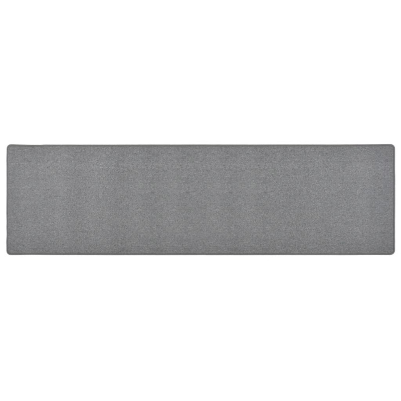 Tapis de couloir Gris foncé 50x200 cm