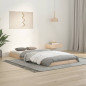 Cadre de lit sans matelas 90x200 cm bois de pin massif