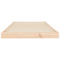 Cadre de lit sans matelas 90x200 cm bois de pin massif