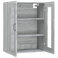 Armoire murale suspendue Sonoma gris 69,5x34x90 cm