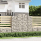 Panier de gabions arqué 200x50x180 200 cm Fer galvanisé