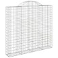 Panier de gabions arqué 200x50x180 200 cm Fer galvanisé