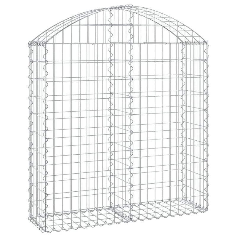 Panier de gabions arqué 100x30x100 120 cm Fer galvanisé