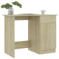 Bureau Chêne sonoma 100x50x76 cm Bois d’ingénierie