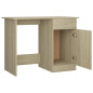 Bureau Chêne sonoma 100x50x76 cm Bois d’ingénierie