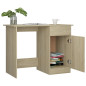 Bureau Chêne sonoma 100x50x76 cm Bois d’ingénierie