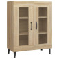 Buffet chêne sonoma 69,5x34x90 cm bois d ingénierie