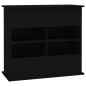 Support pour aquarium noir 81x36x73 cm bois d ingénierie