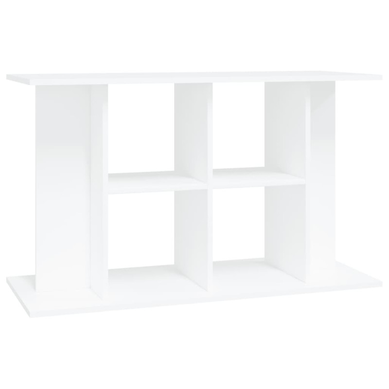 Support pour aquarium blanc 100x40x60 cm bois d ingénierie