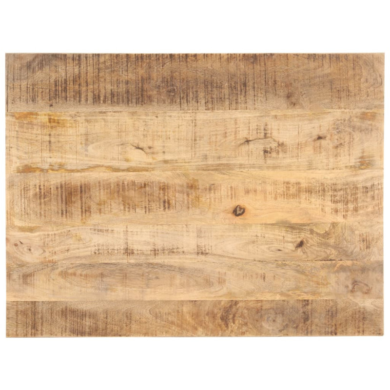 Dessus de table Bois de manguier solide 25 27 mm 90x60 cm