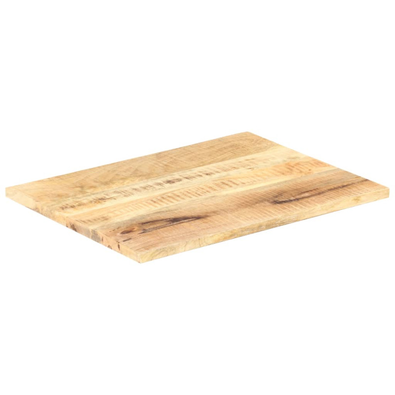 Dessus de table Bois de manguier solide 25 27 mm 90x60 cm