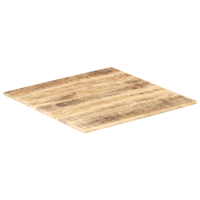 Dessus de table Bois de manguier solide 15 16 mm 60x60 cm