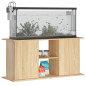 Support d aquarium chêne sonoma 121x41x58 cm bois d ingénierie