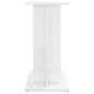 Support d aquarium blanc brillant 60x30x60 cm bois d ingénierie