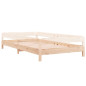 Lit empilable sans matelas 80x200 cm bois de pin massif