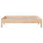 Lit empilable sans matelas 80x200 cm bois de pin massif