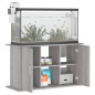 Support pour aquarium sonoma gris 101x41x58cm bois d ingénierie