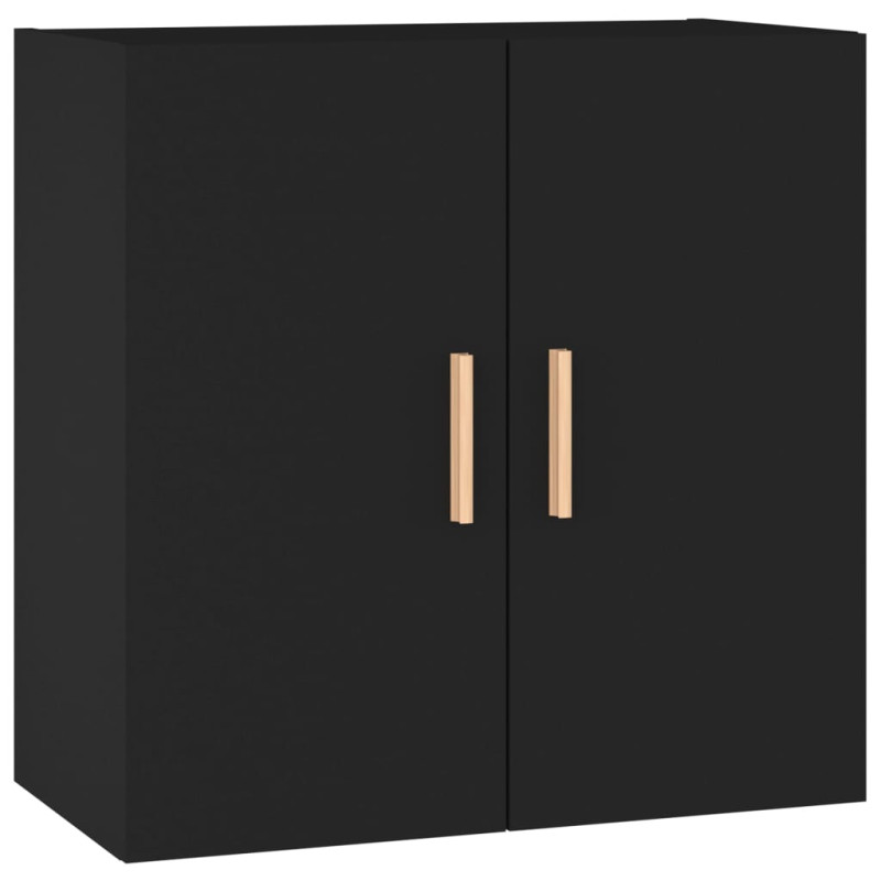 Armoire murale Noir 60x30x60 cm Bois d ingénierie