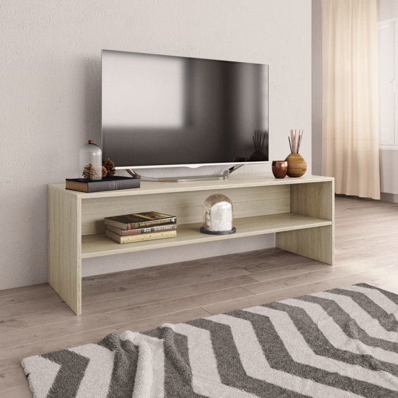 Meuble TV Chêne sonoma 120x40x40 cm Bois d ingénierie