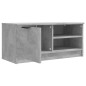 Meuble TV Gris béton 80x35x36,5 cm Bois d ingénierie