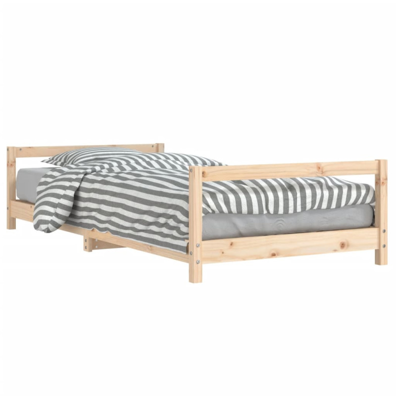 Cadre de lit pour enfant 90x190 cm Bois de pin massif