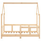 Cadre de lit pour enfant 70x140 cm bois de pin massif