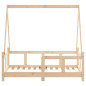 Cadre de lit pour enfant 70x140 cm bois de pin massif