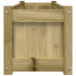 Jardinière d extérieur 90x31x31 cm bois de pin imprégné