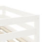 Lit mezzanine d enfants sans matelas avec échelle 90x200 cm