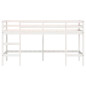 Lit mezzanine d enfants sans matelas avec échelle 90x190 cm