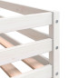 Lit mezzanine d enfants sans matelas avec échelle 90x190 cm