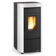 NORDICA EXTRAFLAME 1282312-POELE A GRANULES ETANCHE-6,5KW-A+-FLAMME VERTE 7*-CSTB-FOYER FO NORDICA EXTRAFLAME - MOIRAEVOBLANC