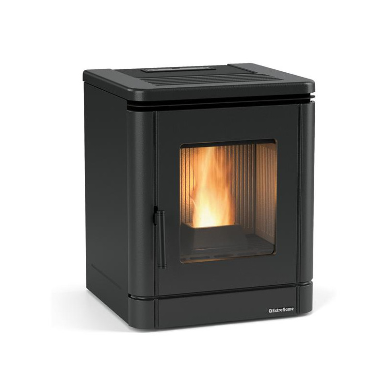 NORDICA EXTRAFLAME 1289300-POELE A GRANULES PEGGY - NERO NORDICA EXTRAFLAME - PEGGYNOIR