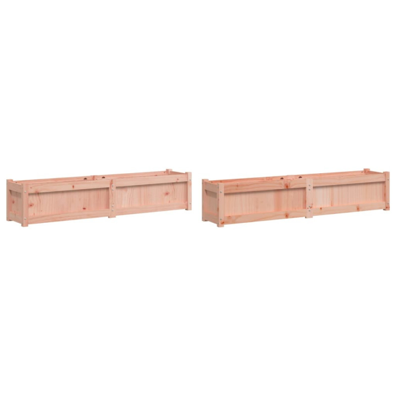 Jardinières 2 pcs bois massif douglas