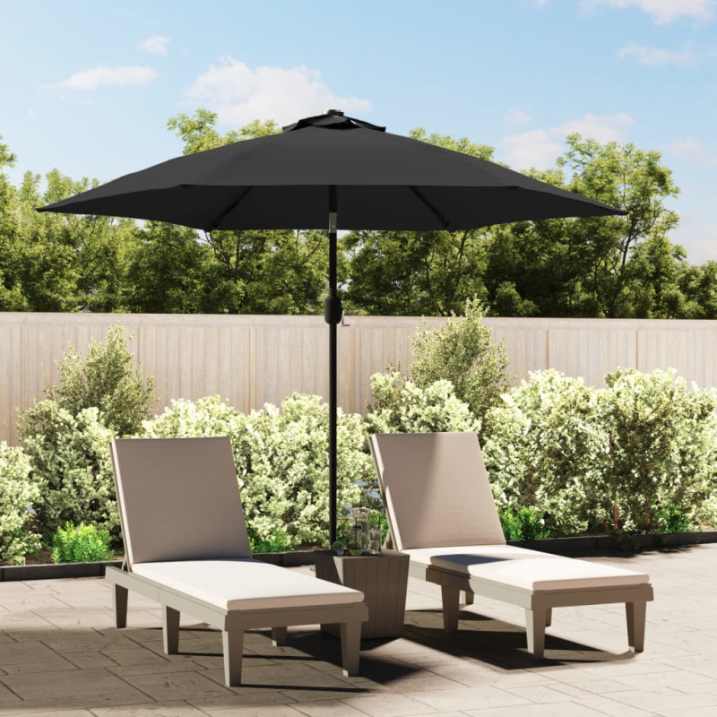 Tissu de remplacement pour parasol d extérieur Anthracite 300cm