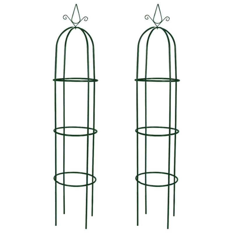 Arche de jardin en forme de tour 2 pcs