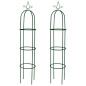 Arche de jardin en forme de tour 2 pcs