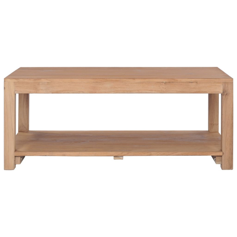 Table basse 100x50x40 cm bois de teck massif