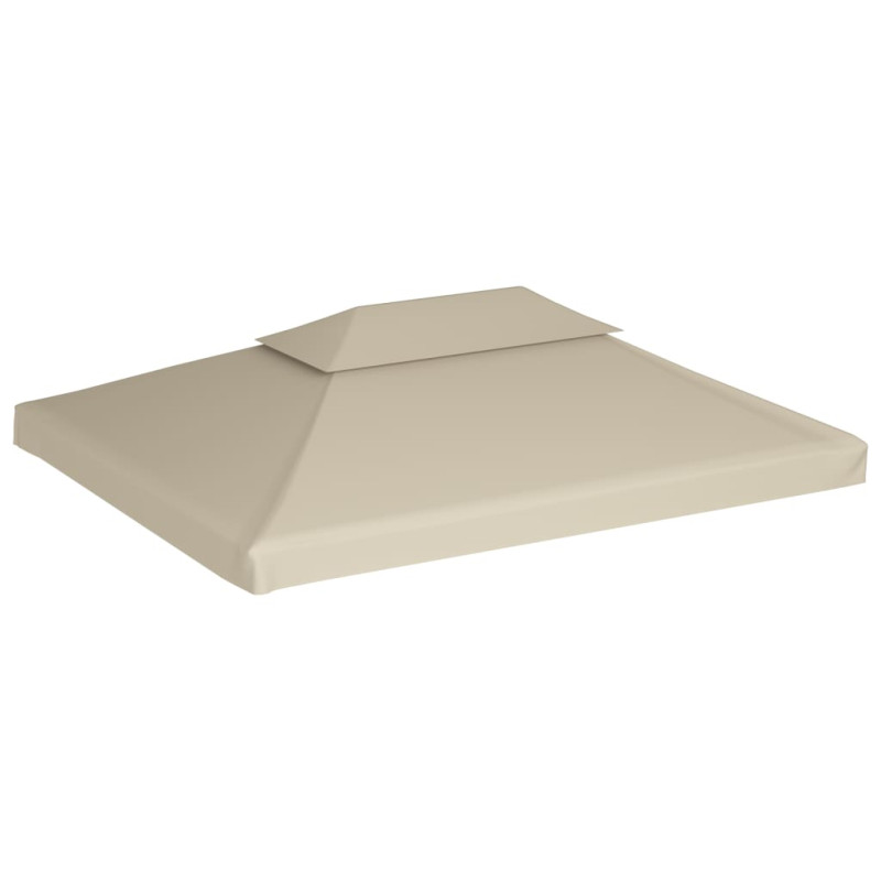 Recouvrement de remplacement d auvent 310 g m² Beige 3 x 4 m