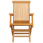 Chaises pliables de jardin lot de 6 Bois de teck solide