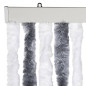 Moustiquaire Gris et blanc 100x220 cm Chenille 