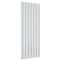 Panneaux de toiture 12 pcs Acier enduit de poudre Gris 100x36cm