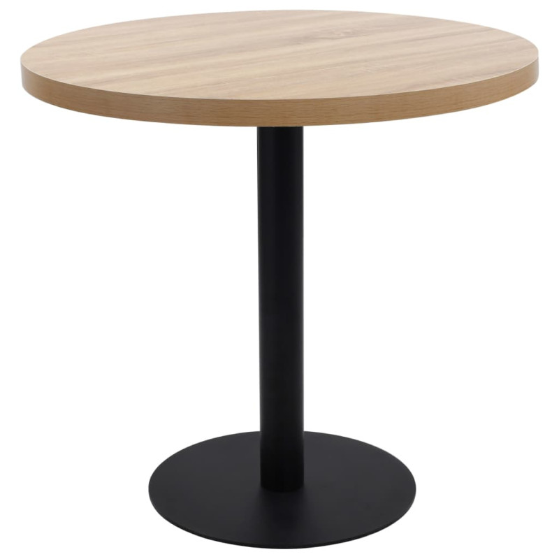 Table de bistro Marron clair 80 cm MDF